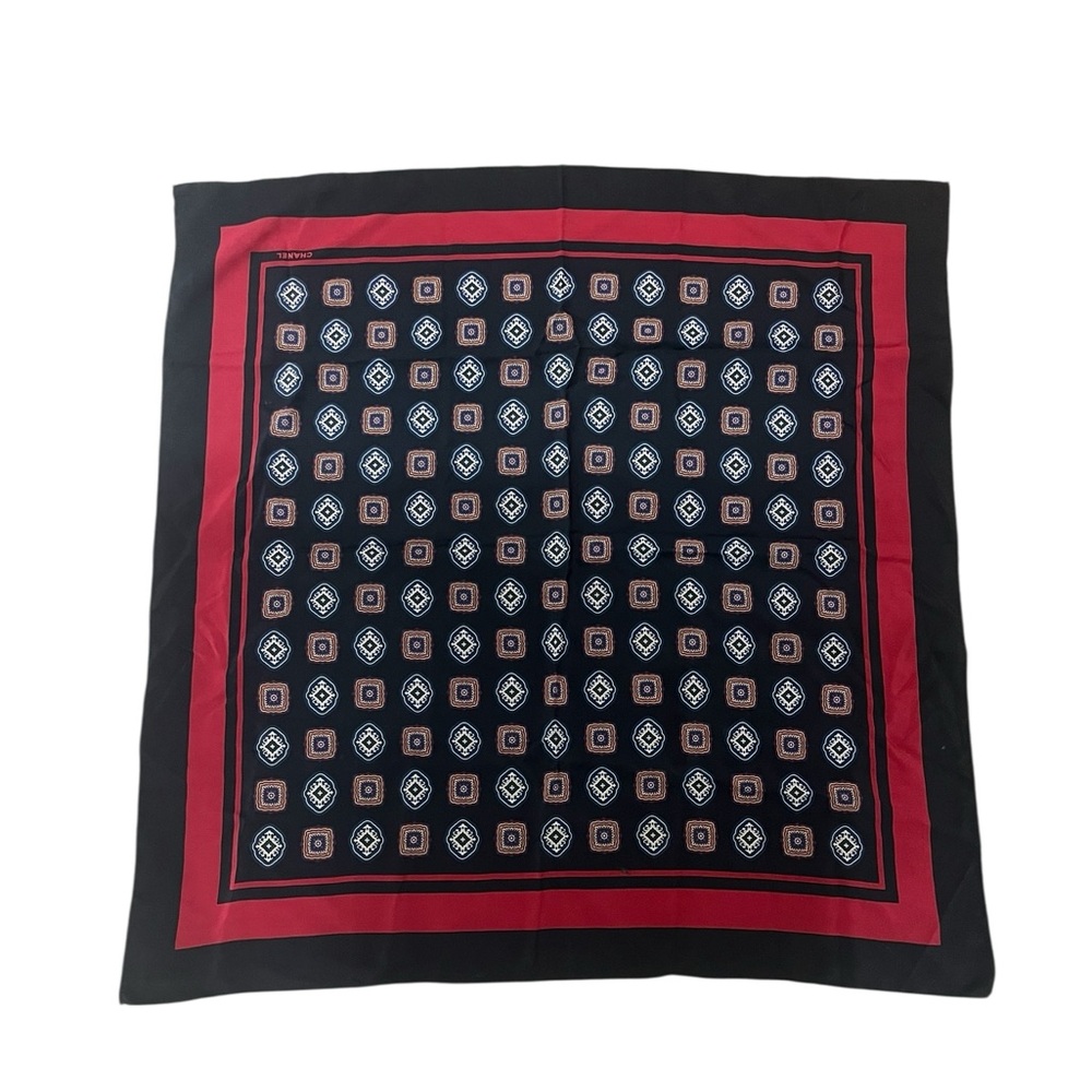 Chanel Silk Scarf Handkerchief